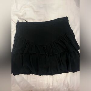 Superdown black mini skirt.